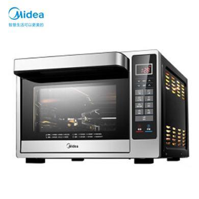 32升美的电烤箱（Midea）多功能家用 专业烘焙 智能菜单 搪瓷内胆 双层隔热门T4-L326F