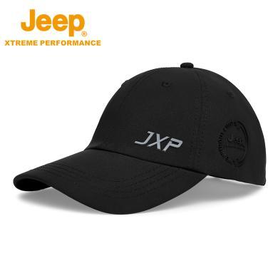 Jeep/吉普户外情侣防晒帽子棒球帽可调节遮阳帽J123078904