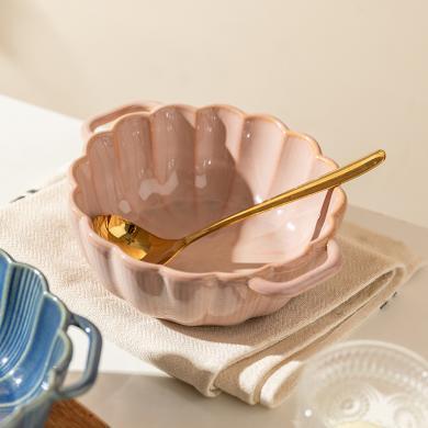 摩登主妇大碗吃面汤碗家用盛汤双耳陶瓷沙拉网红面碗螺蛳粉碗专用