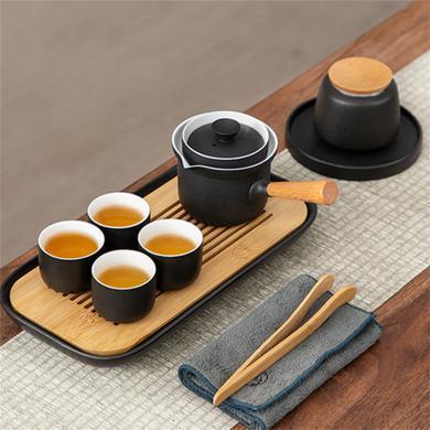 南山先生 泡茶壶小套功夫茶具套装家用喝茶陶瓷茶盘日式轻奢礼盒