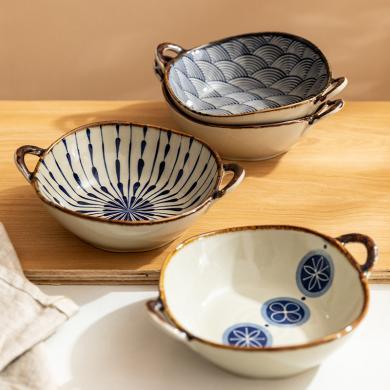 摩登主妇汤碗家用2024新款拉面碗防烫双耳碗汤盆陶瓷螺蛳粉碗专用