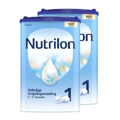 【2罐装】荷兰Nutrilon牛栏婴幼儿奶粉 1段(0-6个月) 800g/罐