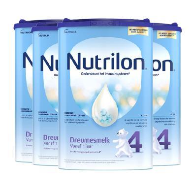 【4罐】荷兰Nutrilon牛栏婴幼儿奶粉 4段(1岁以上) 荷兰牛栏4段 奶粉 800g/罐