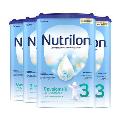 【4罐装】荷兰Nutrilon牛栏婴幼儿奶粉 3段(10个月以上)800g