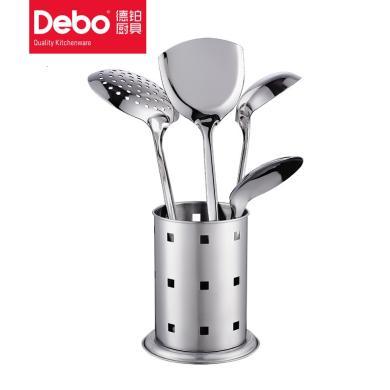Debo 德铂蒙斯特厨房烹饪用具5件套不锈钢锅铲漏勺饭勺汤勺DEP-131