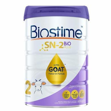 澳大利亚合生元BIOSTIME 婴幼儿羊奶粉2段(6-12个月)  800g/罐