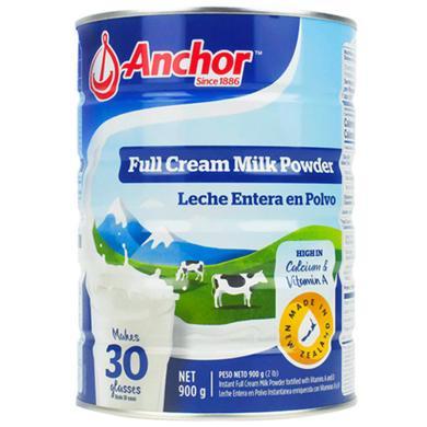 新西兰Anchor安佳 成人全脂奶粉 900g/罐 进口成人奶粉 学生奶粉