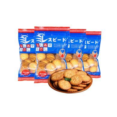 【4包】Anemon3天日盐饼干日式小圆饼奶海盐味即食薄脆咸味饼干(原味）130g