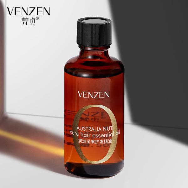 梵贞venzen 澳洲坚果护发精油50ml 顺滑润泽平衡油脂清爽舒适精油化妆