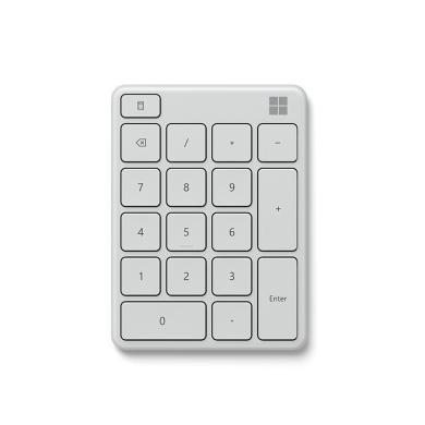 微软 无线/蓝牙 键盘鼠标 键鼠套装 舒适便捷办公人体工学 蓝牙数字键盘微软蓝牙数字键盘