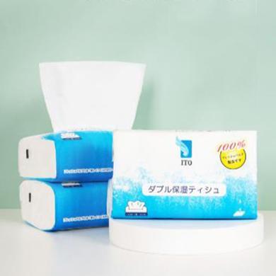 日本进口艾特柔ITO柔软保湿家用乳霜纸宝宝保湿面巾纸6包*120抽