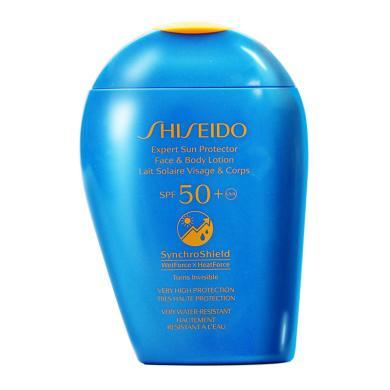 日本 Shiseido资生堂蓝胖子防晒霜150ml SPF50+ 新艳阳夏臻效水动力防晒乳大容量【欧美版】