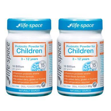 【2瓶】澳洲life space儿童益生菌粉（3-12岁） 60g/瓶