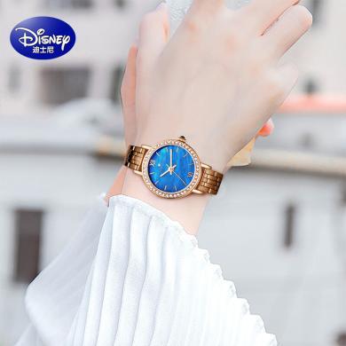 迪士尼学生手表儿童手表（Disney）手表女简约气质潮流防水高中ins风中学女生手表