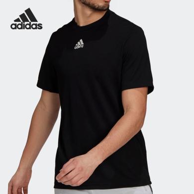Adidas阿迪达斯男款运动休闲圆领短袖T恤GL2361