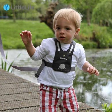 LittleLife 幼儿防走失胸背带 英国LittleLife儿童防走失胸背带配牵引绳便携安全两用宝宝学步带