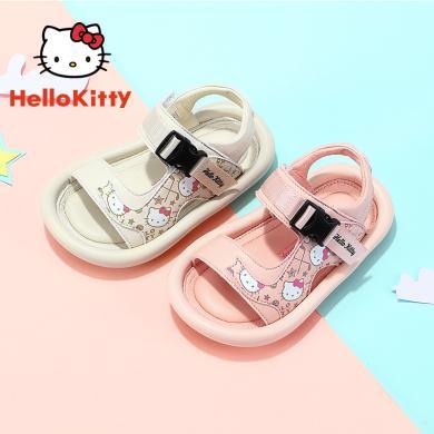 【比欧集合馆】HelloKitty童鞋女童夏季鞋子新款女宝宝凉鞋小童沙滩鞋K1523028【比欧】