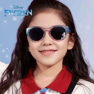 迪士尼儿童眼镜女太阳镜防紫外线墨镜抗 UV轻盈冰雪奇缘偏光镜