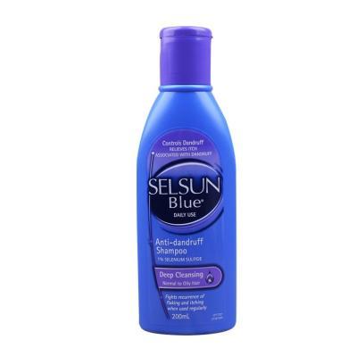 澳洲Selsun 洗发水 持久控油止痒 深层清洁去屑 (紫盖) 200ml