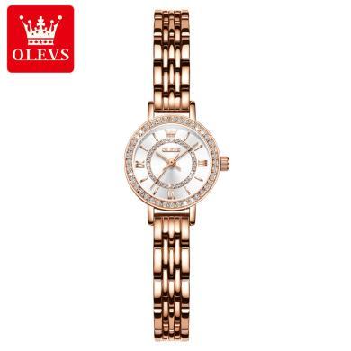 欧利时(OLEVS)瑞士品牌手表女超薄小众ins风石英表女士时尚简约腕表