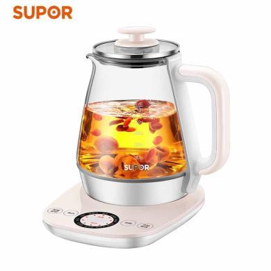 苏泊尔(SUPOR) 养生壶 1.5L 高硼玻璃 多功能 智能预约 全自动加热 煮茶壶煮茶器-图片色SW-15Y12