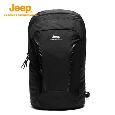 Jeep吉普双肩包可折叠防水透气背包户外耐磨登山包实用旅游包时尚J013078296