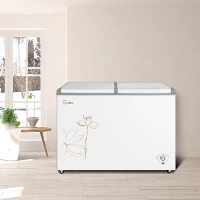 Midea/美的 BCD-271VMQ商用家用冰柜大容量冷藏冷冻双箱双温冷柜