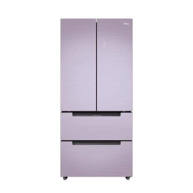 美的冰箱BCD-516WGPM星河紫一级能效智能变频除味风冷无霜十字对开门法式电冰箱