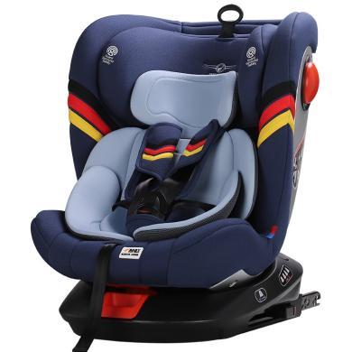 贝贝卡西0-4-6-12岁婴儿童安全座椅汽车用360度旋转宝宝车载便携 AY619B