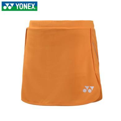 YONEX/尤尼克斯羽毛球服26077EX大赛系列网球服女款运动短裙yy健身服