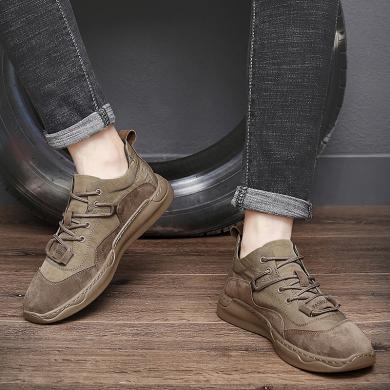 OKKO潮牌时尚男鞋新款户外复古休闲鞋低帮高品质工装鞋包邮LS-29003【比欧】