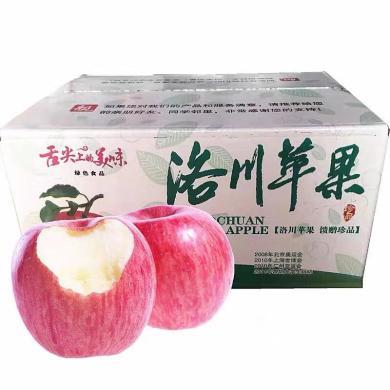 【陕西特产】陕西 彤德童 洛川苹果 糖心苹果  红富士苹果 80#约8.5斤白色礼盒