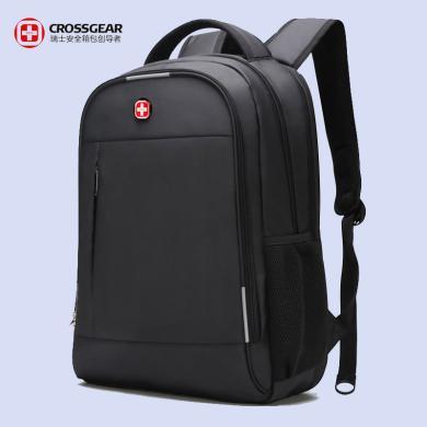 十字勋章CROSSGEAR双肩背包男笔记本电脑包商务行李包旅行包书包运动包17.3寸容量升级CAA353