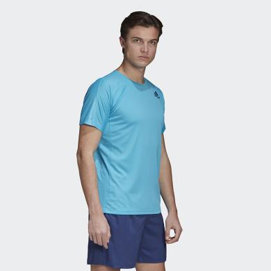 【阿迪清仓】阿迪达斯Adidas男款休闲运动训练上衣羽毛球T恤短袖GK4319