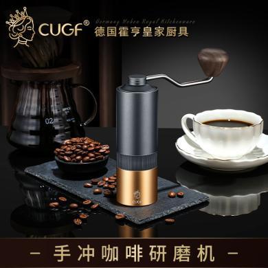 CUGF 咖啡豆研磨机家用小型意式手摇磨豆机手动磨粉器研磨器具CKFHTZ