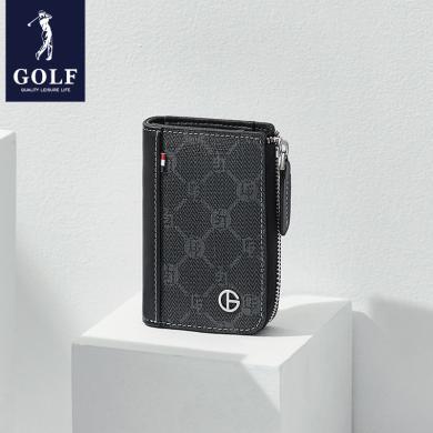 GOLF/高尔夫男士短款卡包钱包新款简约潮流钱夹薄款青年时尚零钱包 Q261959