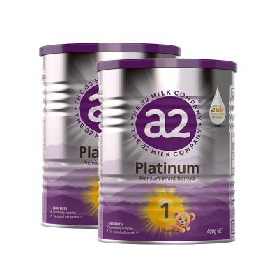 【2罐装】澳洲a2 Platinum 白金版1段婴幼儿A2奶粉(0-6个月)900g/罐
