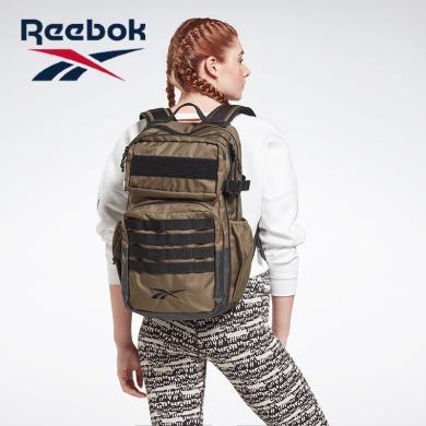 Reebok锐步运动户外背包训练背包男女休闲健身双肩背包旅行包H44905/GT7687 军绿色