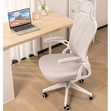 得力电脑椅卧室91025/91026舒适家用学生久坐学习椅子靠背调节人体工学办公椅