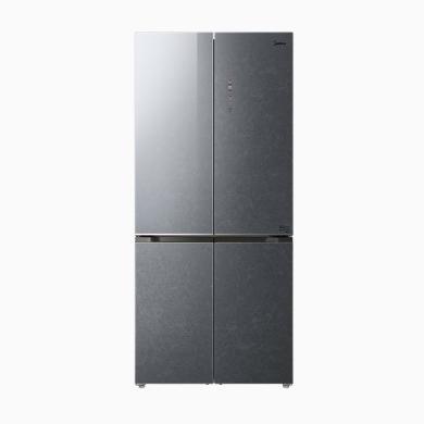 新品预售] 美的 冰箱 BCD-482WSGPZM(E) 墨兰灰-观澜 整机60厘米超薄自由搭-墨兰灰-