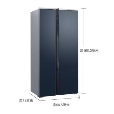 西门子（SIEMENS）630升对开门变频冰箱 家用大容量 玻璃面板 风冷无霜 家居互联 一级能效 KX63ES56TI
