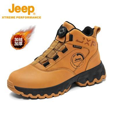 Jeep/吉普户外男士山地鞋越野徒步登山鞋加绒防水快速反应靴战术鞋子P241091161