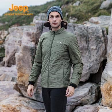 Jeep/吉普吉普双面棉服工装男士户外休闲徒步外套保暖防风上衣J842094849