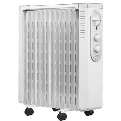 美的（ Midea） 取电暖器电热油汀加宽厚13片烤火炉晾衣架全屋家用无声光NY2513-16FW（线下同款）