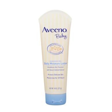 【支持购物卡】Aveeno Baby 艾维诺日常保湿润肤乳227ml（浅蓝）2025年2月