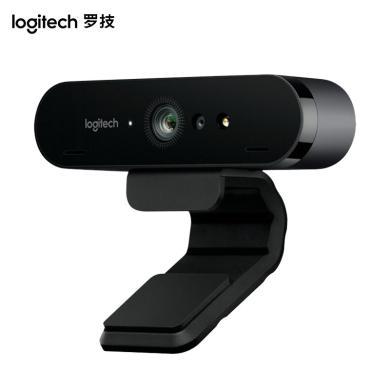 罗技（Logitech）C1000e 4K超高清网络直播摄像头 广角视频台式机电脑笔记本摄像头 内置麦克风 黑色