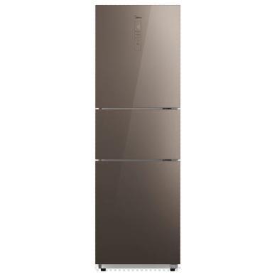 美的 冰箱BCD-245WTGPM 一级能效双变频智能布朗棕-星烁