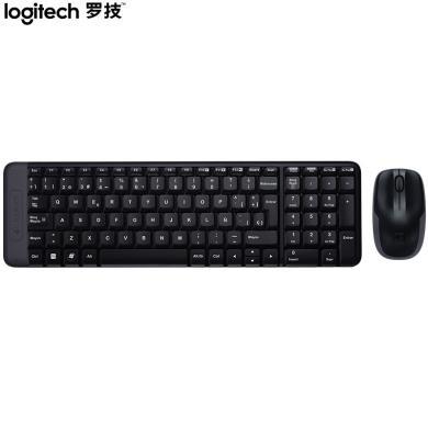 罗技（Logitech）MK220无线鼠标键盘套装台式笔记本电脑办公家用键鼠套装无线