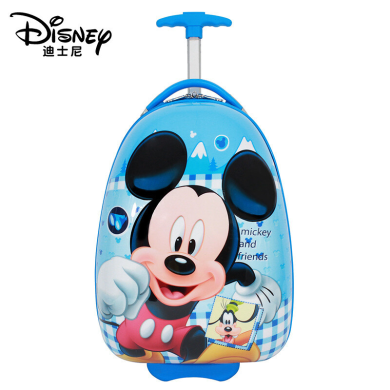 迪士尼米奇儿童行李箱 蛋壳旅行箱 3-12岁卡通旅行行李箱