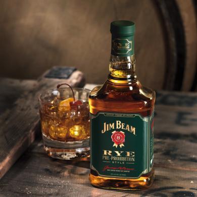 三得利洋酒 金宾（Jim Beam）黑麦波本威士忌 原装进口 700ml